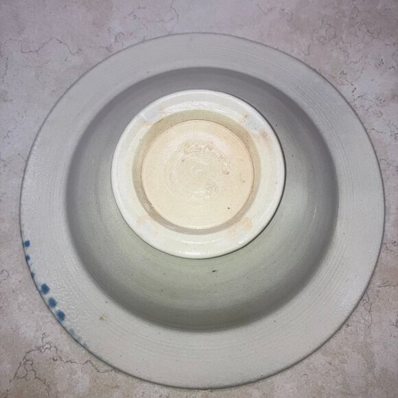 Cady Clay Works  Studio Pottery Speckled Glaze Bowl 8.25” USA Turquoise 2010-19 - Picture 9 of 10